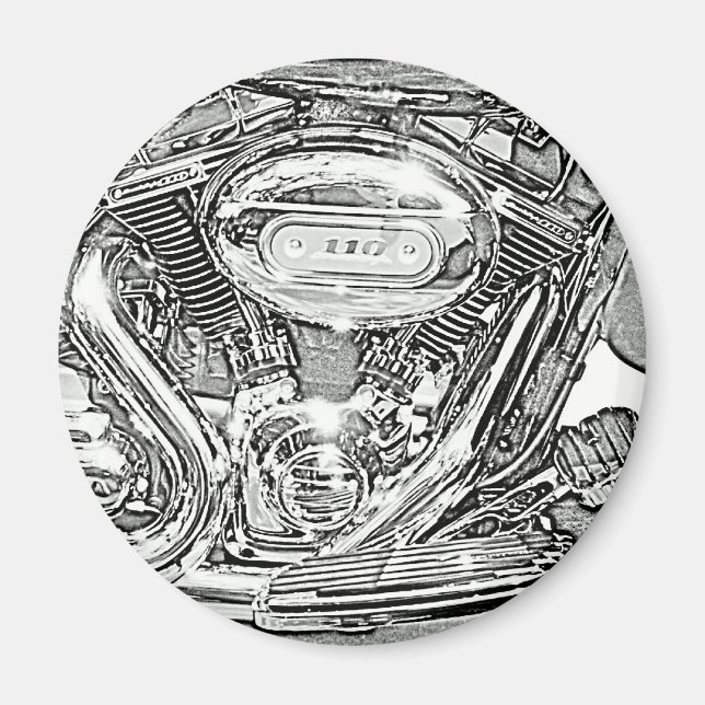 110 Schrei-Adler Magnet (Vorne)