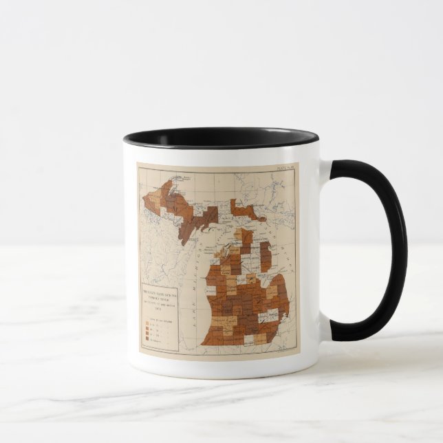 110 Typhus Michigan Tasse (Rechts)