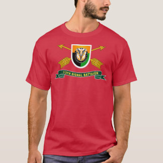 112. Signalbataillon w SF Branch Flash w Br Ribb T-Shirt