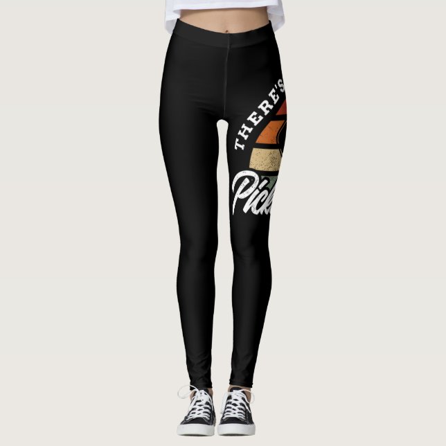 114.Es gibt keine Entschuldigung in Pickleball Leggings (Vorderseite)