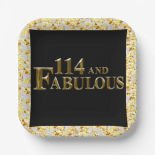 114. Geburtstag Pappteller