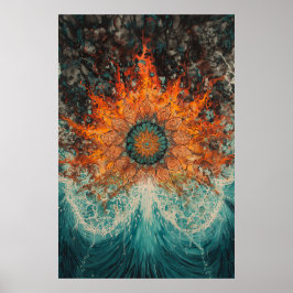 1151 Feuer und Wasser Poster