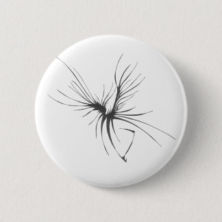 115 Schwarz-Weiß-Abstrakt-Tribal-Tätowierkunst Button