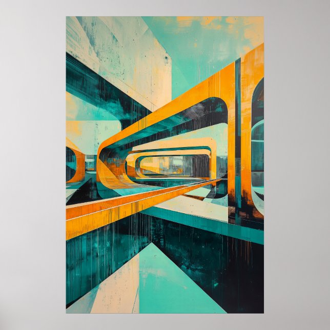 1164 Retro-Futurismus Poster (Vorne)