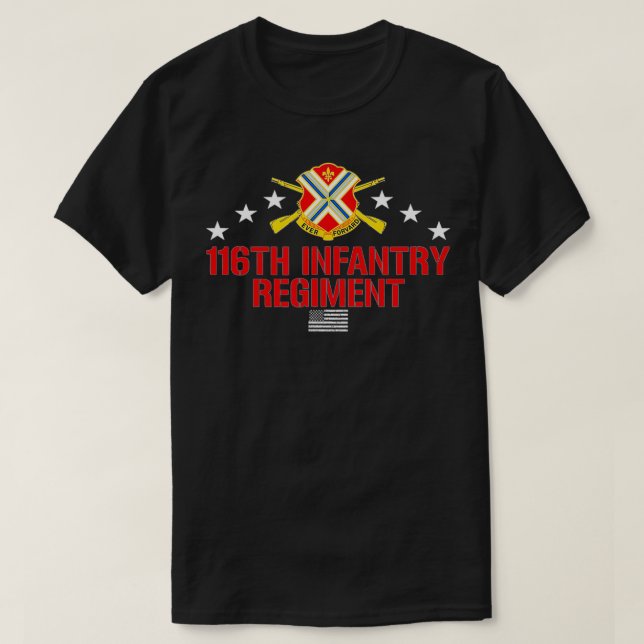 116. Infanterie-Regime T-Shirt (Design vorne)
