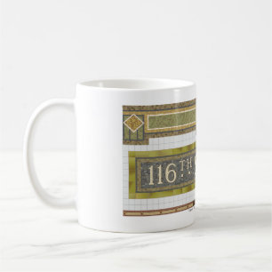 116th Untergrundbahn-Mosaik St. NY Kaffeetasse