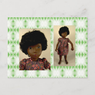118 Cora Little Flower Dress Postkarte