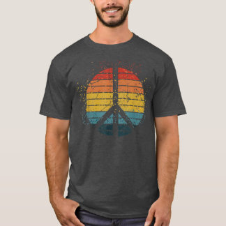 118Peace Sign Liebe 20s 70er Gefärbte Krawatte Hip T-Shirt