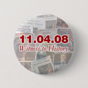 11.04.08 Zeuge zum Geschichtszeitungs-Knopf Button