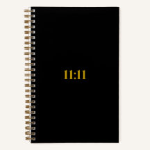 11:11 Journal de manifeste | Gratitude Black & Gol