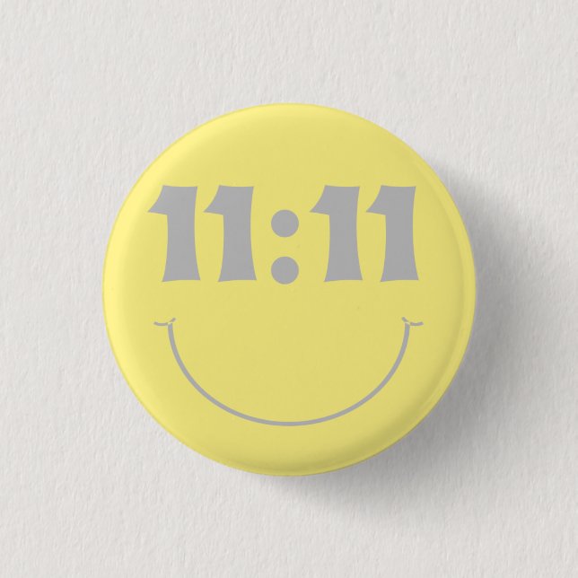 11 11 Lächeln Button (Vorderseite)
