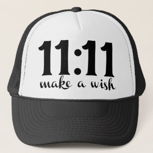 11:11, machen einen Wunsch Truckerkappe