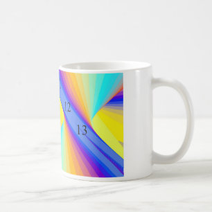 11/12/13 Regenbogen 11-Unze-klassische weiße Tasse