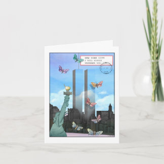 11.9. - Das World Trade Center in the Daytime Card Karte