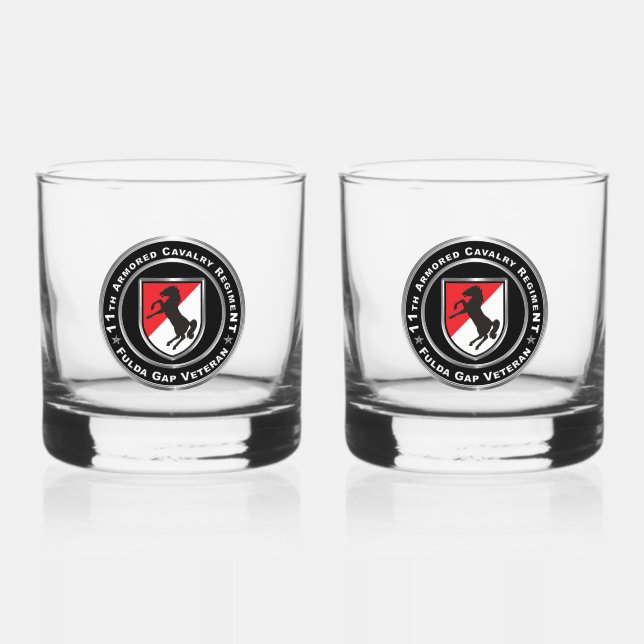 11. ACR Armored Cavalry Fulda Gap Whiskyglas (Vorderseite)