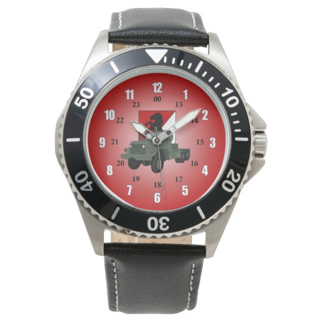 11. ACR mit 5 Tonnen LKW Armbanduhr (Vorderseite)