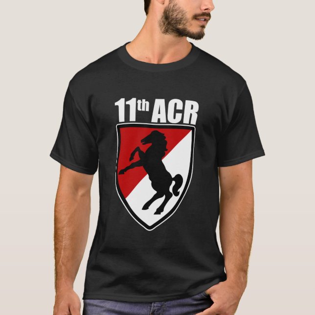 11 ACR-Schwarzes T-Shirt (Vorderseite)