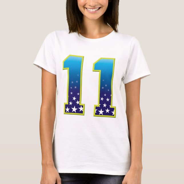 11 Alters-Stern T-Shirt (Vorderseite)