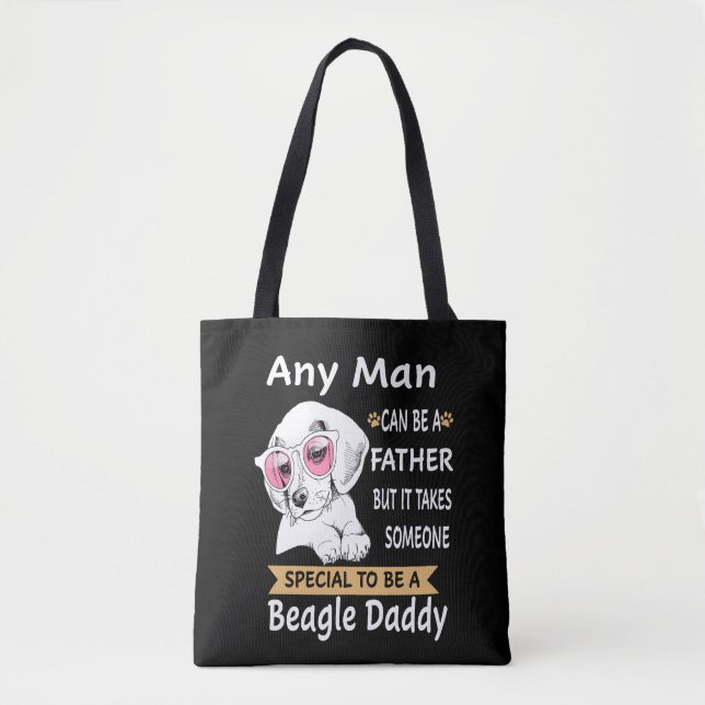 11 Any Man Beagle Daddy Tasche (Vorderseite)