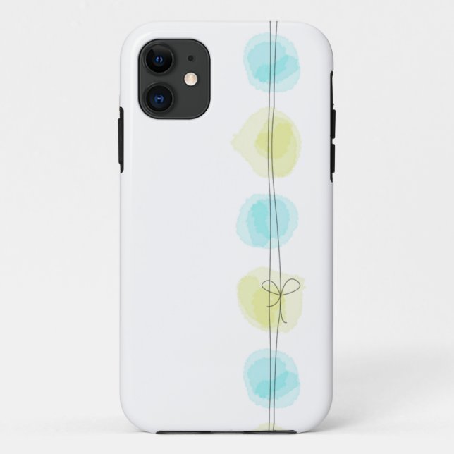 11 Aquarelle points iPhone 5/5S Coque (Dos)