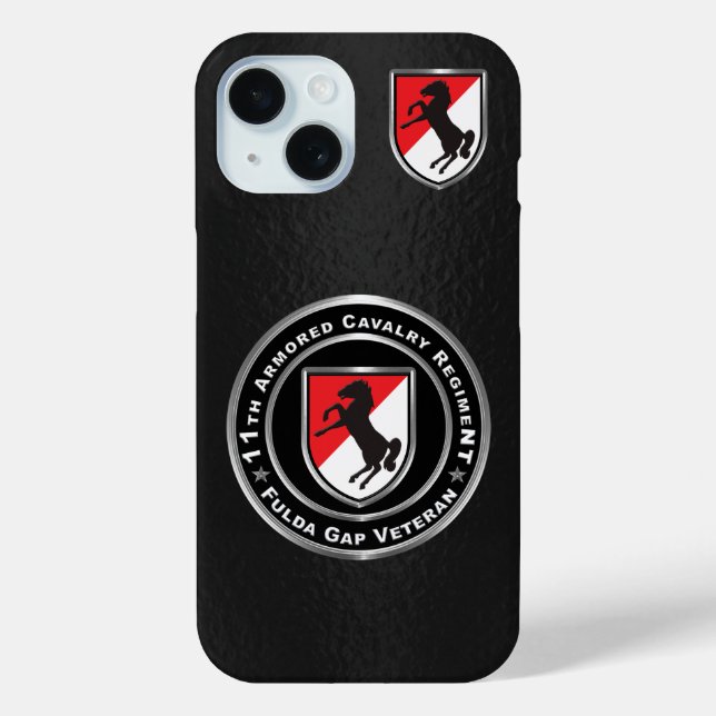 11. Armored Cavalry Regiment Fulda Gap Veteran Case-Mate iPhone Hülle (Rückseite)