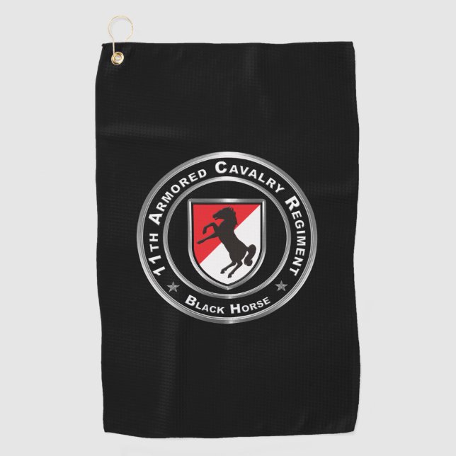 11. Armored Cavalry Regiment Golfhandtuch (Vorderseite)