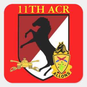 11. ARMORED CAVALRY STICKERS