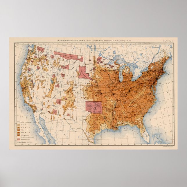 11 Bevölkerung 1880 Poster (Vorne)