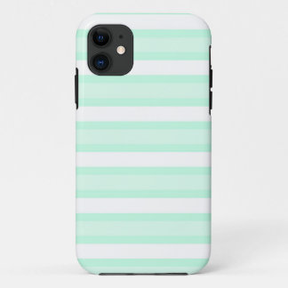 11 Coque iphone Aqua Stripe