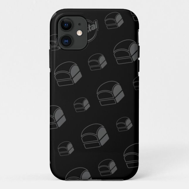 11 Coque iphone d'hamburger de Krystal (Dos)