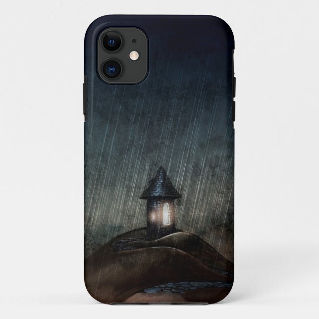 11 Coque iphone illustré. Chauffez quand il pleut (Dos)