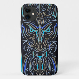 11 Coque iphone rayé de masque de Tiki