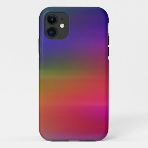 11 coque iphone texture arc-en-ciel