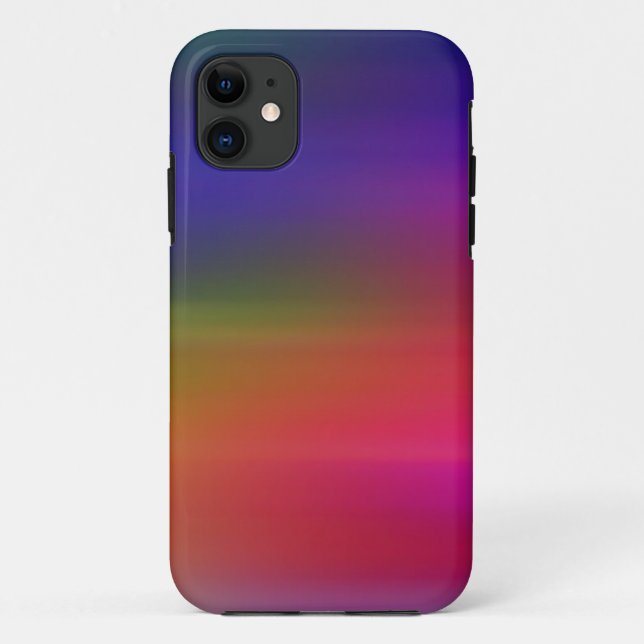 11 coque iphone texture arc-en-ciel (Dos)