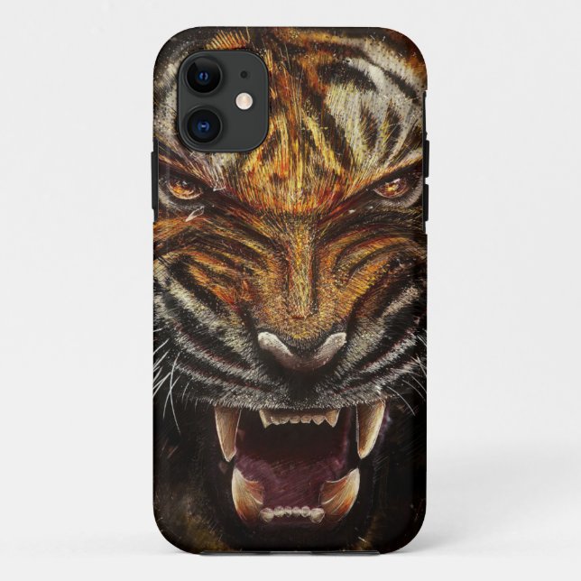 11 Coque Tiger iPhone 5/5s (Dos)