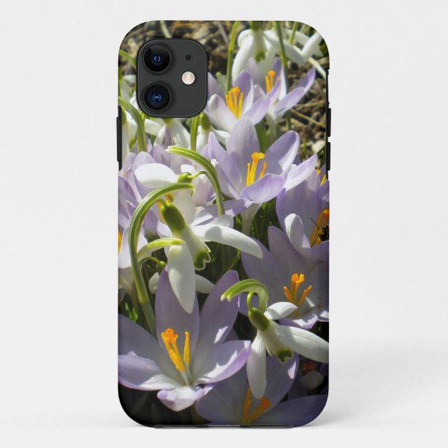 11 Crocus et Snowdrops iPhone 5 coque (Dos)