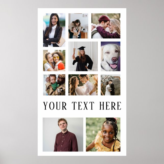 11 Foto Collage Poster (Vorne)