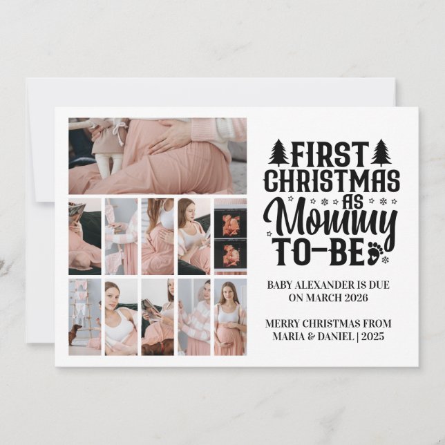 11 Foto Mama wird Weihnachten Schwangerschaft  (Vorderseite)