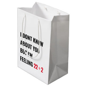 11. Geburtstag 22 Inspiriert Party-Geschenktasche Mittlere Geschenktüte