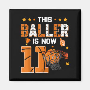 11. Geburtstag Basketball Dieser Baller ist jetzt  Magnet