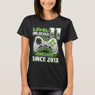 11. Geburtstag Gamer 11 Jahre Alter Sonntagsjunge T-Shirt