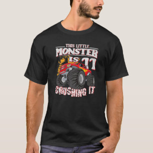 11. Geburtstag Kinder dieses kleine Monsterfahrzeu T-Shirt