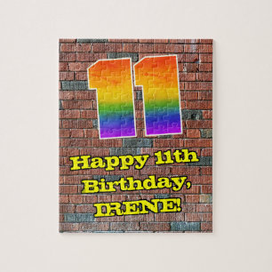 11. Geburtstag: Lustiger Graffiti-inspirierter Reg