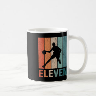 11. Geburtstag Retro Bysketbyll Liebhaber Jungen K Kaffeetasse
