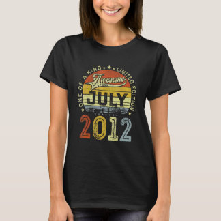 11. Geburtstagsdekoration Juli 2012 Junge Mädchen T-Shirt