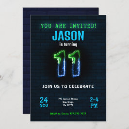 11. Geburtstagsfeier Einladung