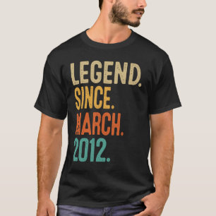 11. Geburtstagsfeier Seit März 2012 11 Jahre alt T-Shirt