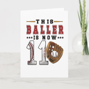 11. Geburtstagsgeschenk Baseball Spieler 11 Jahre Karte