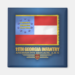 11. Georgia-Infanterie Magnet