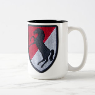 11. Gepanzerte Kavallerie-Regiment OPFOR Fort Zweifarbige Tasse